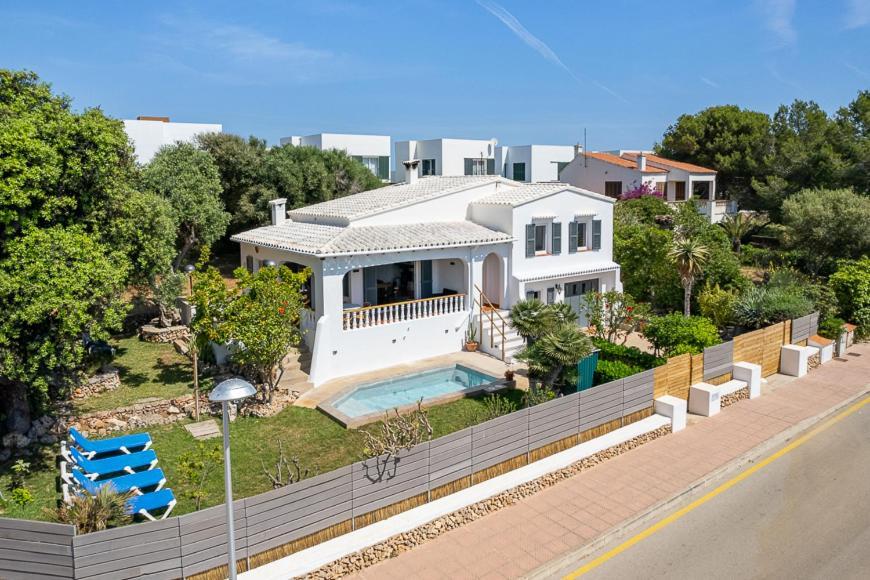 S'Auba Villa Exclusiva Con Piscina Privada De Agua Salada Y Horno De Pizza Es Mercadal Exterior foto