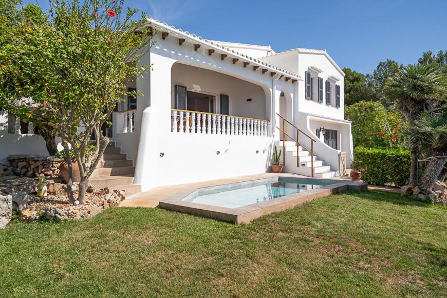 S'Auba Villa Exclusiva Con Piscina Privada De Agua Salada Y Horno De Pizza Es Mercadal Exterior foto