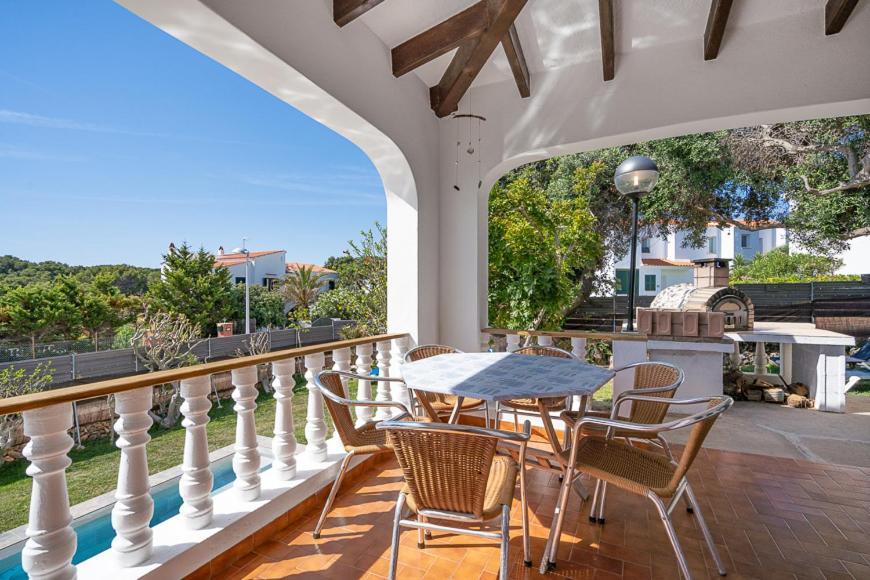 S'Auba Villa Exclusiva Con Piscina Privada De Agua Salada Y Horno De Pizza Es Mercadal Exterior foto